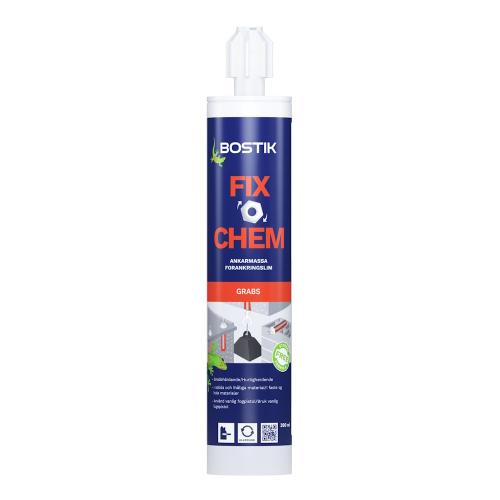 Ankarmassa Fix-O-Chem 0,3 Liter Grå Bostik