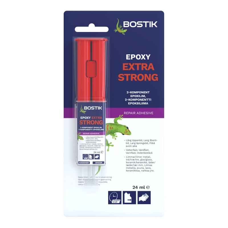2-Komponentslim Epoxy Extra Strong 24ml Bostik