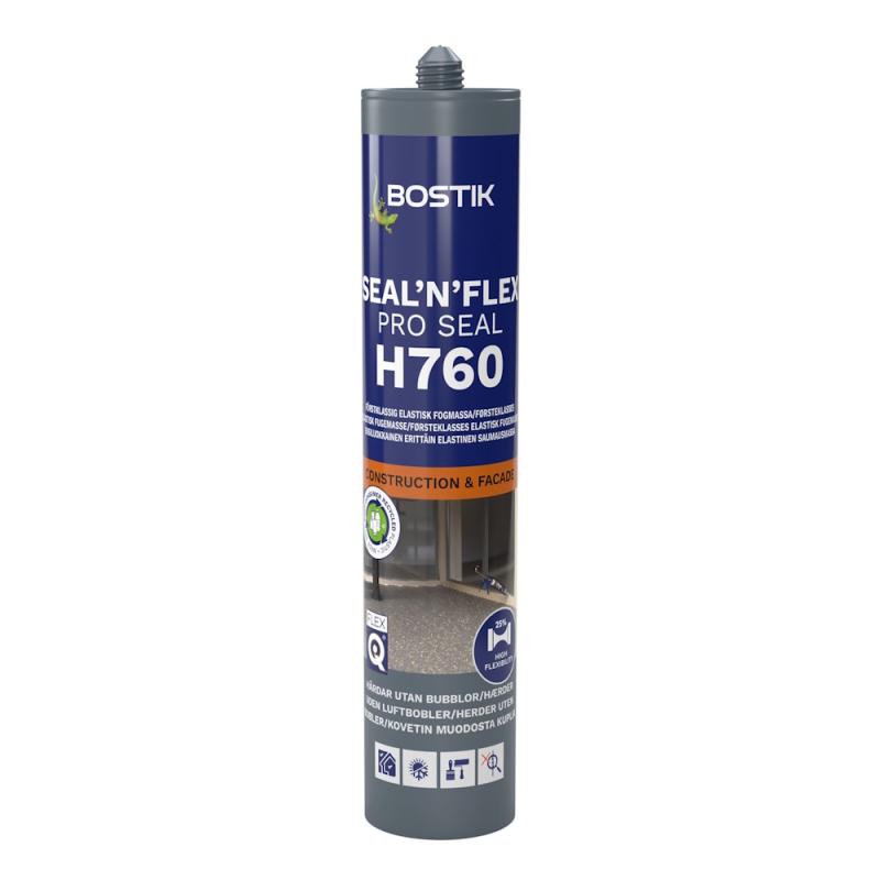 Fugemasse SMP Bygg H760 Sealn Flex Pro Seal 0,29 Liter Brun Bostik