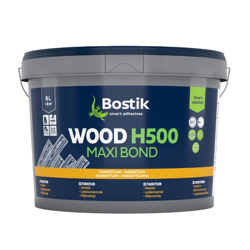 Parkettlim Wood H500 Maxi Bond 8 Liter Ljusbrun Bostik