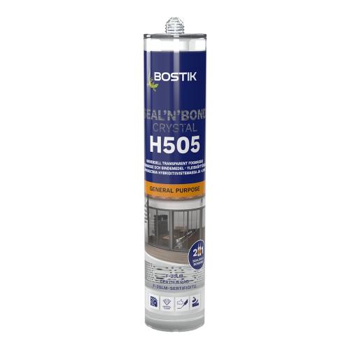 Monteringslim H505 Sealnbond Crystal 0,29 Liter Transparent Bostik