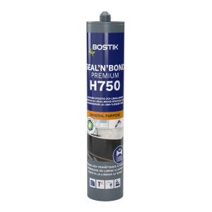 Fugemasse SMP Bygg H750 Sealn Bond Premium 0,29 Liter Mørkegrå Bostik
