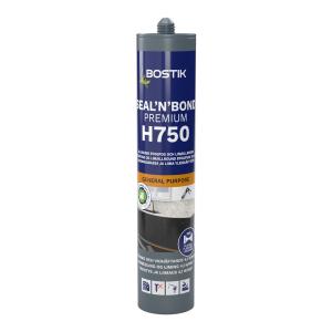 Fugemasse SMP Bygg H750 Seal 'N' Bond Premium 0,29 Liter Lysegrå Bostik