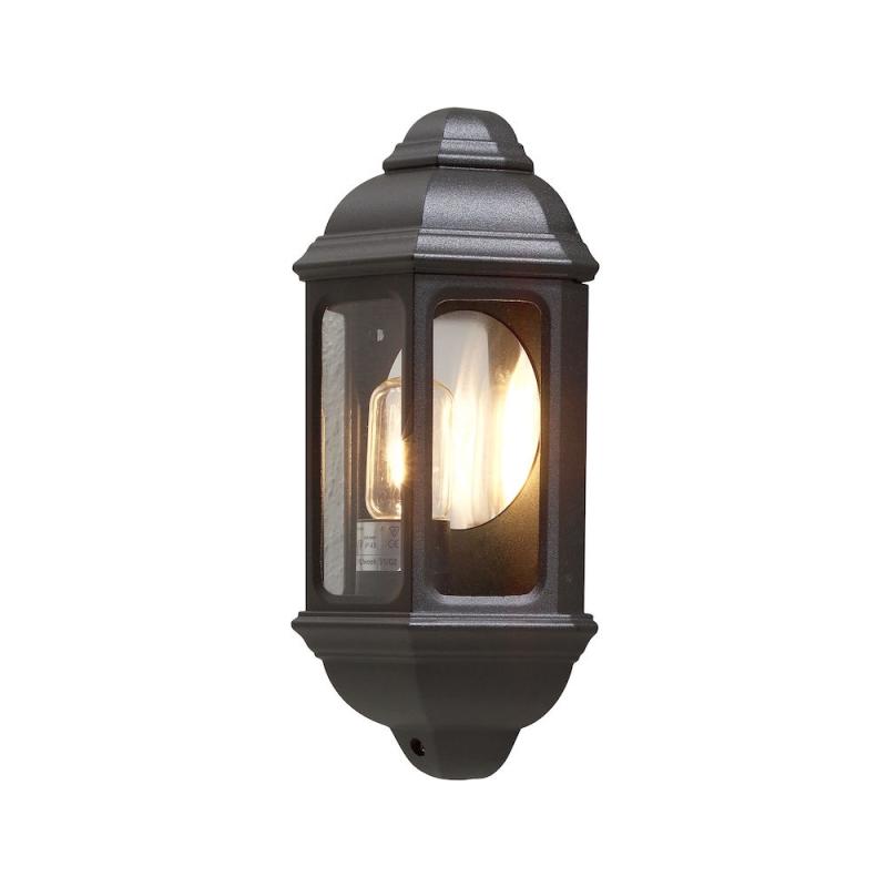 Cagliari Vægloftlampe E27 230-240V IP43 Sort Konstsmide