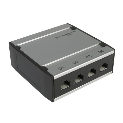 Minipatchbox TCS 4 Empty Port Silver Elko