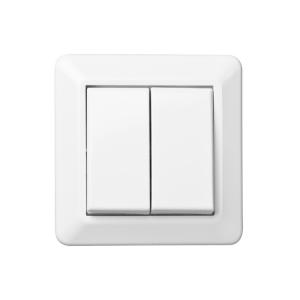 Switch D-Stair Recessed Without Claws 250V 16A Mountain White Elko