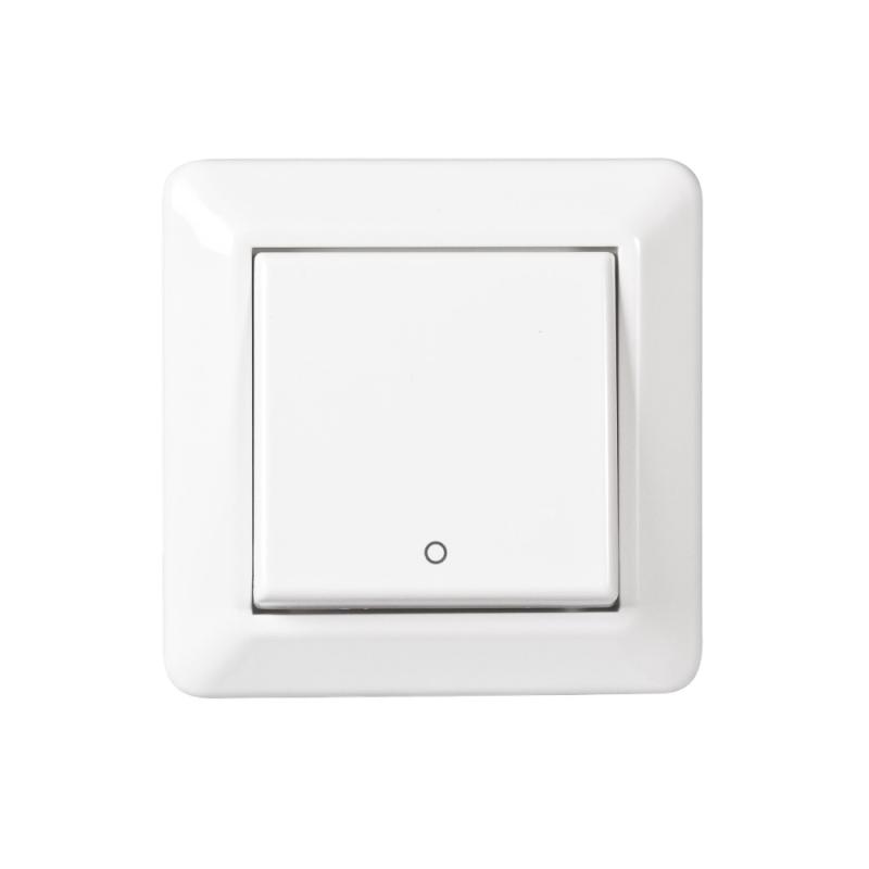 Switch 2-Pol Indbygget Uden Klor 250V 16A Mountain White 5stk Elko