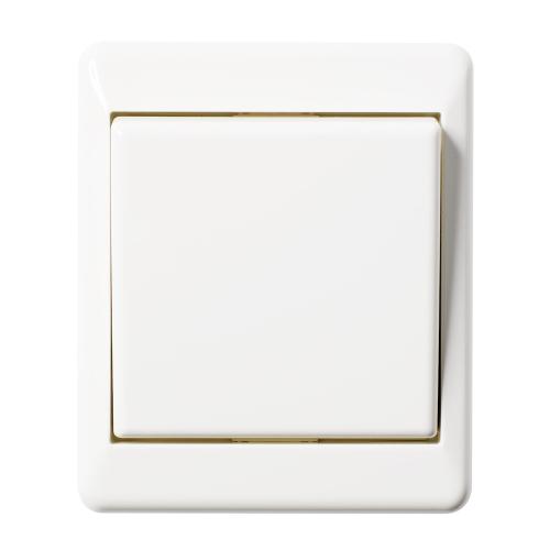 Strømafbryder UTV Kors 250V 16A Bjerghvid 5stk Elko