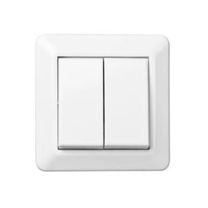 Switch Recessed Crown Without Mounting Claws 16A 250V IP20 Mountain White Elko