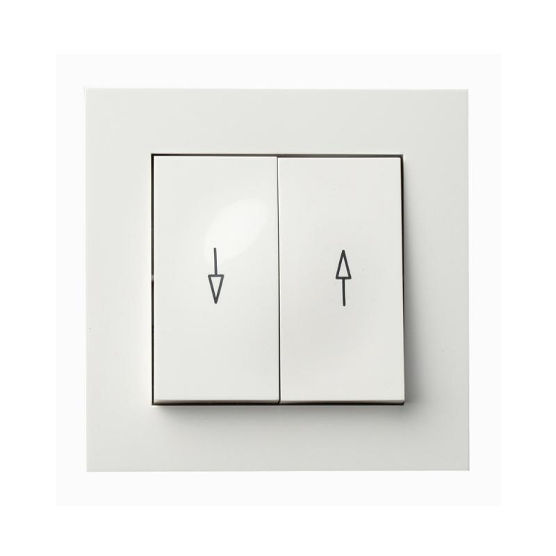 Switch 2-Polet Markise Skrue 250V 16A Bjerg Hvid 5stk Elko