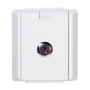 Outlet 1-Way UTV MJ Lock 16A 250V IP44 White Elko