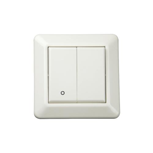 Strømafbryder 2+1-Polet Forsænket Hurtig Uden Klor 10A Bjerg Hvid 10stk Elko