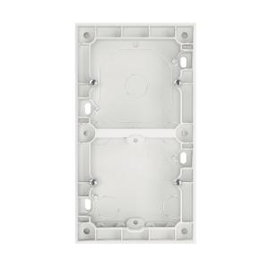 ​Plus Extension Frame 20mm 2-Compartment IP21 Mountain White 10pcs Elko