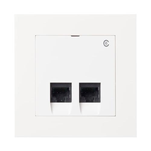 Plus Mod Datastik 2x8 K6 UTP IP20 Bjerghvid Elko