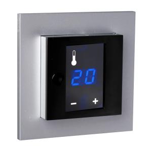 Plus Thermostat Display 16A 3200W IP20 Aluminum Elko