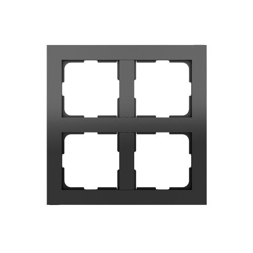 Combination frame 2x2-Compartment Plus Black 5pcs Elko