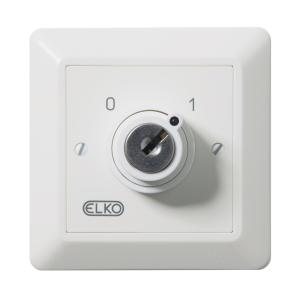 Switch Recessed 2-Pole With Lock Mountain White Elko