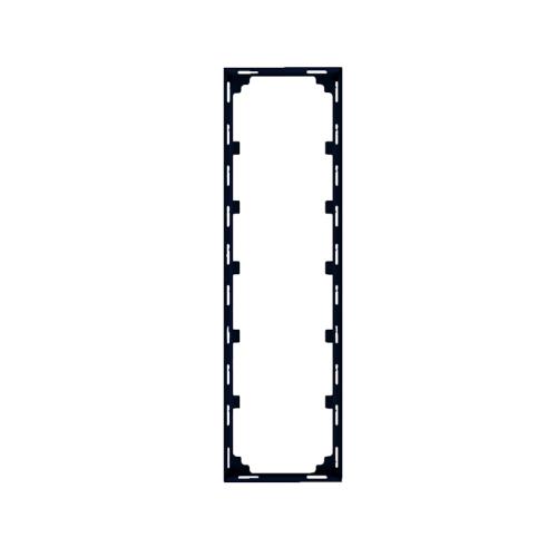 Dekorativ Ramme Plus 4-Rum Sort Elko