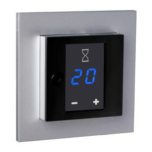 Plus Timer 2-Polet 16A 230V Display Plast Aluminium Elko