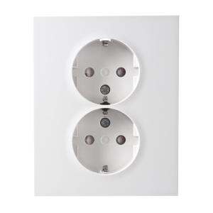 Wall Outlet 2-Way Plus Inf Sep Supply 440V Mountain White​ Elko​