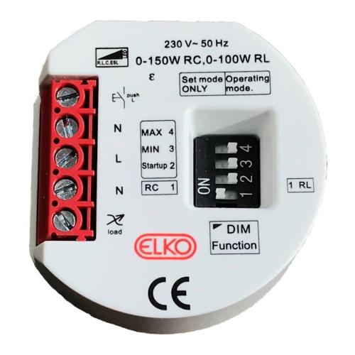 Lysdæmper Puck 3-Leder LED 150W Hvid Elko