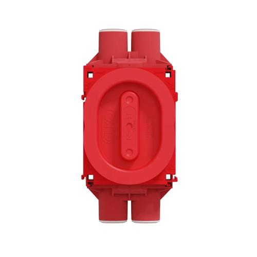 Apparatdosa Låg 1,5 Röd 4x16-20mm IP30 Elko