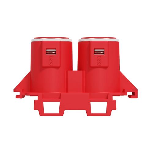 Dobbelt Mundstykke 2x16/20mm Elko