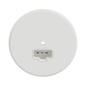 DCL Socket Ceiling Low Recessed 250V 6A Pure White Elko