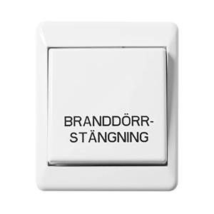 Branddörrstängning RS UTP RV 230V IP20 Vit Elko