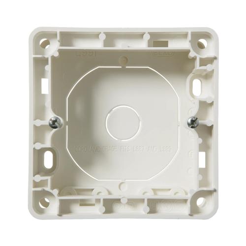 Forlængerramme 1-Rum 25mm IP21 Bjerghvid Elko