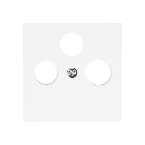 Centrumdæksel Radio/TV/Satellit Ren Hvid Elko