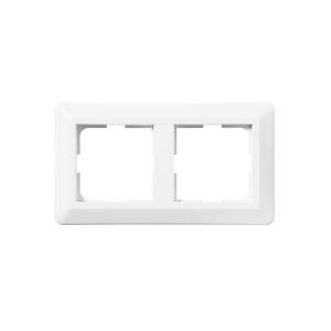 Combination Frame 2-Compartment 90x161mm Pure White Elko