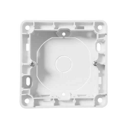 Forøgningsram 1-Fack 20mm IP21 Ren Hvid Elko