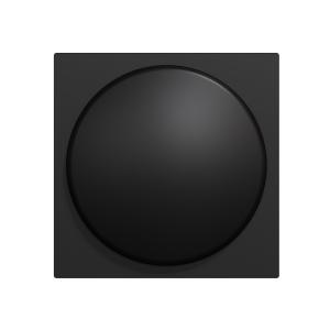 Dimmer Knob Center Plate IP20 RS Black Elko