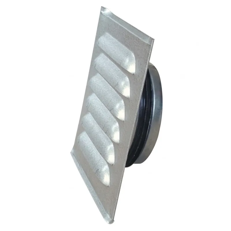 Ventilgaller 4"X4" tum Med Nippel 100mm Stål 02331 Flexit