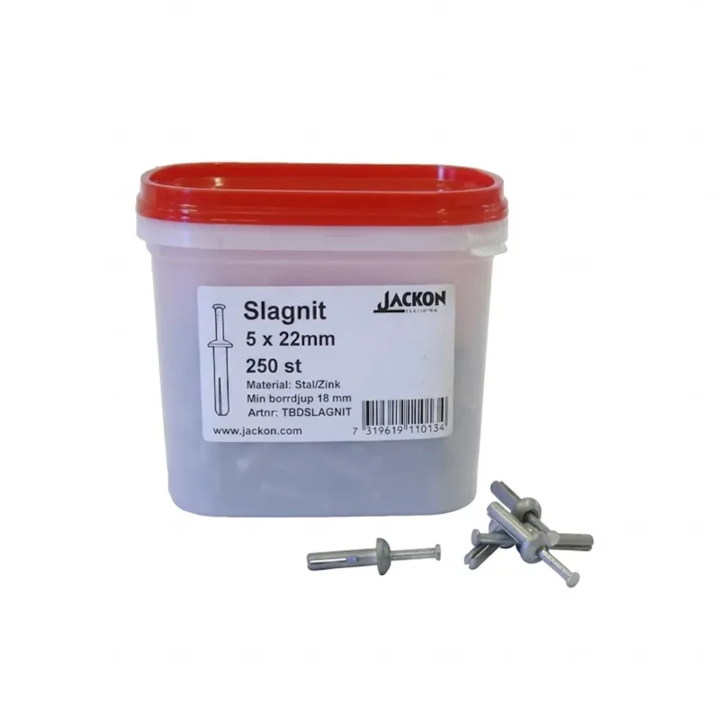Slagnit 5X22mm 5X22mm 250 st