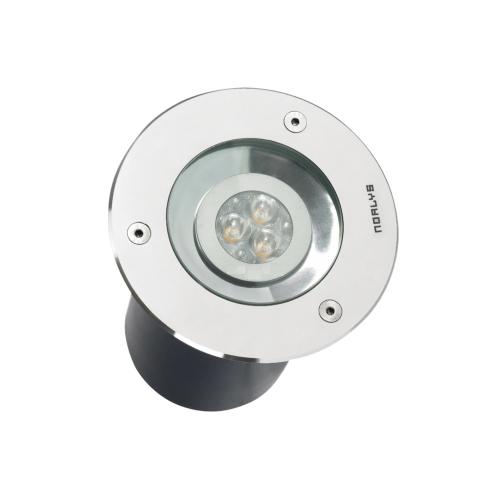 Markarmatur Rena, GU10, Stål/Frost, 5,5W, IP68, Norlys 1550ST