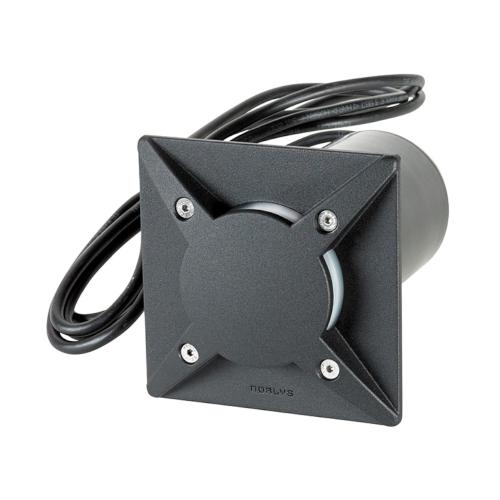 Markarmatur Rena, GU10, Svart, LED, 5,5W, IP68, Norlys 1633B