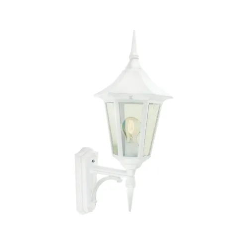 Væglampe Modena Upp, Hvid, 77W, E27, IP54, Norlys 350W
