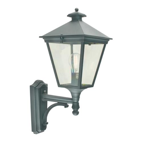 Vægarmatur London Up, Sort, 77W, E27, IP54, Norlys 480B