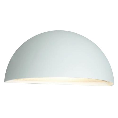 Halden Väggarmatur Dali, Vit, LED, 8,4W, 3000K, Norlys 5096W