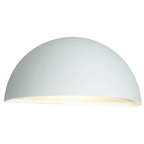 Halden Väggarmatur Dali, Vit, LED, 8,8W, 4000K, Norlys 5097W
