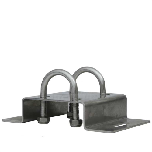 Vægbeslag Til Kugleventil Eller T-Tilslutning Rustfri