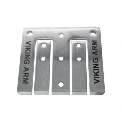Bundplade 6mm Viking Arm
