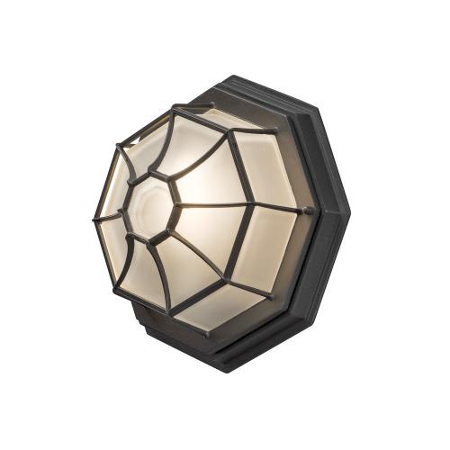 Væglampe Plafond E27 230-240V IP23 Sort Konstsmide