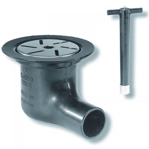 Golvbrunn Purus Tryggve betong 75 sida