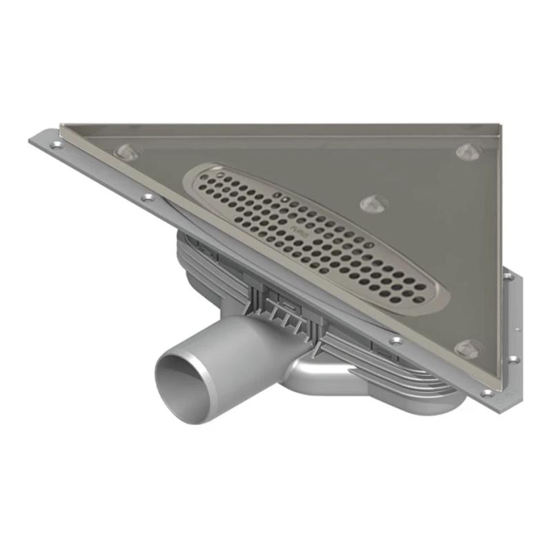 Hjørne Uden Si 50mm Gra Purus