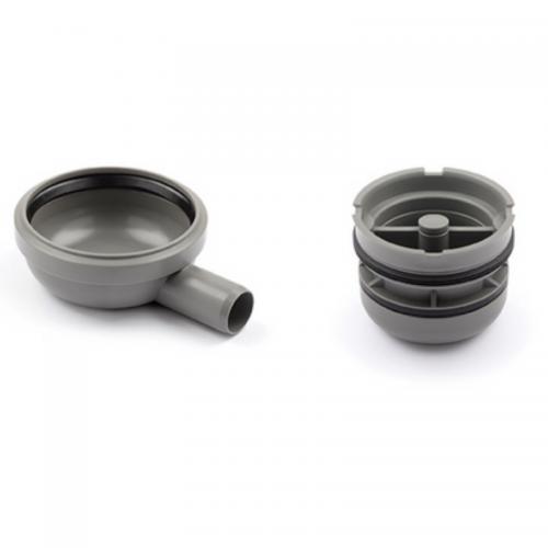 Utloppshus Unidrain 2415 Låg Ø32 mm Sida