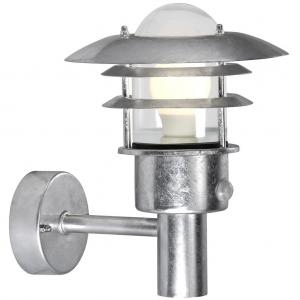 Lønstrup 22 Sensor Wall Lamp Galvanized Steel, nordlux 71432031