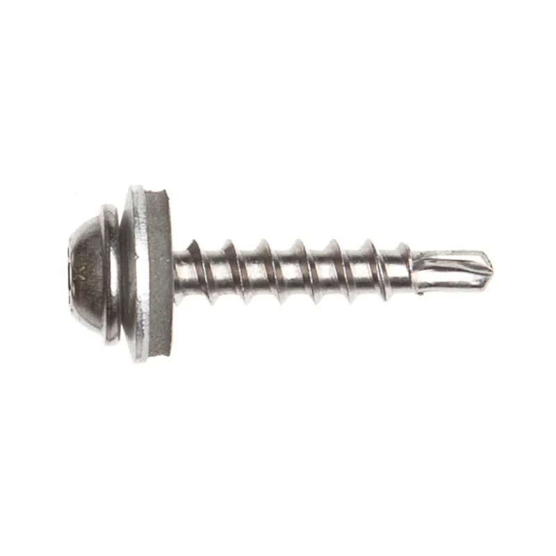 Plåtbleckskruv 4,5x25mm Lindab A30K Vit 50st